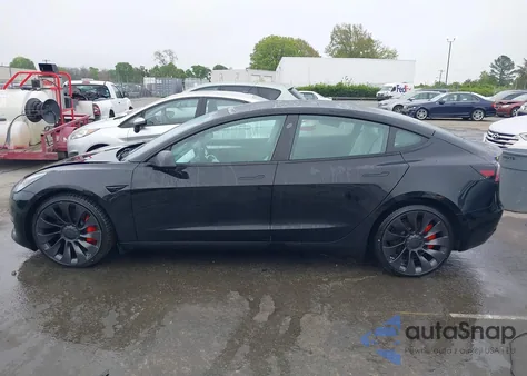 2021 Tesla Model 3 Performance Dual Motor All-Wheel Drive from USA, damaged, VIN 5YJ3E1EC1MF991868